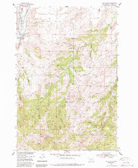 Ross Canyon 1954 topographic map thumbnail