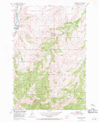 Ross Canyon 1954 topographic map thumbnail