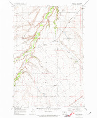 Ross Fork 1970 topographic map thumbnail
