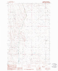 Rothiemay 1986 topographic map thumbnail