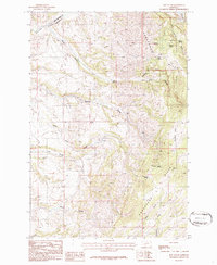 Roy Gulch 1986 topographic map thumbnail