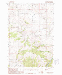 Ruby Mountain 1987 topographic map thumbnail