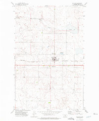 Rudyard 1972 topographic map thumbnail
