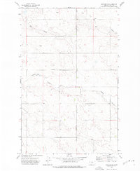 Rudyard NE 1972 topographic map thumbnail