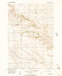 Russell Gulch 1955 topographic map thumbnail