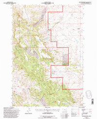 Rustler Divide 1993 topographic map thumbnail