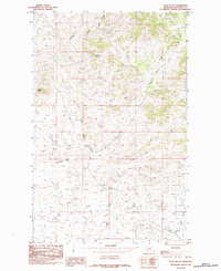Ryan Butte 1984 topographic map thumbnail