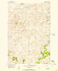 Ryan Creek 1954 topographic map thumbnail