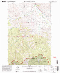 Saddle Mountain 1999 topographic map thumbnail