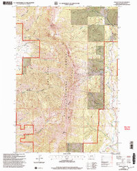 Saddle Peak 2000 topographic map thumbnail