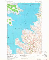 Sage Creek Point 1958 topographic map thumbnail