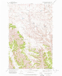 Sagebrush Reservoir 1971 topographic map thumbnail