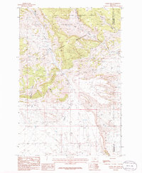 Sahara Hill 1986 topographic map thumbnail