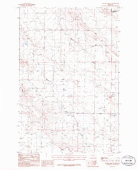 Sahara Hill SE 1986 topographic map thumbnail