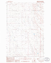 Sahara Hill SW 1986 topographic map thumbnail