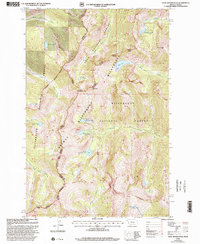 Saint Joseph Peak 1998 topographic map thumbnail