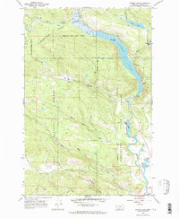 Salmon Lake 1965 topographic map thumbnail