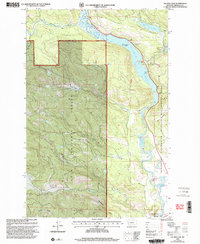 Salmon Lake 1999 topographic map thumbnail