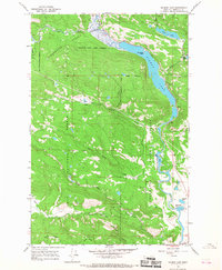 Salmon Lake 1965 topographic map thumbnail