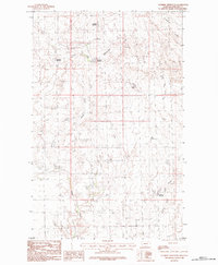 Salsbery Reservoir 1984 topographic map thumbnail