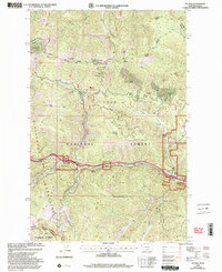 Saltese 1999 topographic map thumbnail