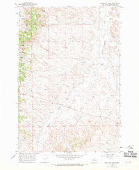 Samuelson Ranch 1966 topographic map thumbnail