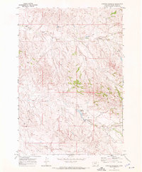 Sanburn Reservoir 1970 topographic map thumbnail
