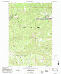 Sand Point 1995 topographic map thumbnail