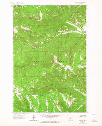 Sand Point 1961 topographic map thumbnail