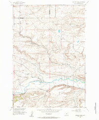 Sandborn Creek 1955 topographic map thumbnail