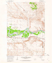 Sanders 1960 topographic map thumbnail