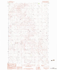 Sargent Creek 1983 topographic map thumbnail