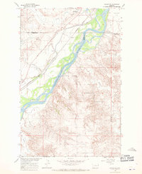 Savage SW 1966 topographic map thumbnail