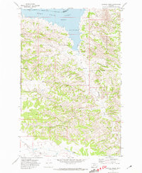 Sawmill Creek 1971 topographic map thumbnail