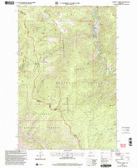 Sawmill Saddle 1999 topographic map thumbnail