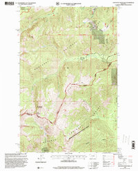 Sawtooth Mountain 1997 topographic map thumbnail