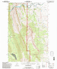 Sawtooth Ridge 1995 topographic map thumbnail