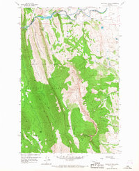 Sawtooth Ridge 1958 topographic map thumbnail
