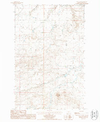 Sayer Butte 1987 topographic map thumbnail