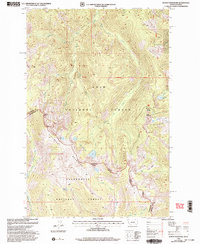 Schley Mountain 1999 topographic map thumbnail