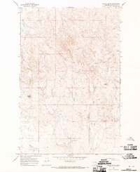 School Butte 1965 topographic map thumbnail