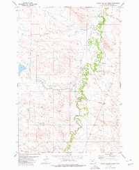 School Section Creek 1980 topographic map thumbnail