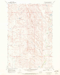 Schultz Coulee 1968 topographic map thumbnail