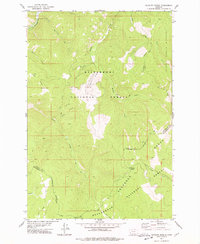 Schultz Saddle 1977 topographic map thumbnail