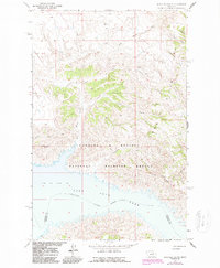 Schuyler Butte 1965 topographic map thumbnail