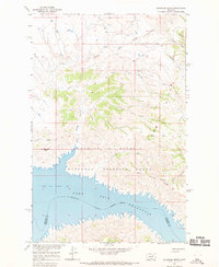 Schuyler Butte 1965 topographic map thumbnail