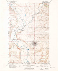 Scobey 1973 topographic map thumbnail
