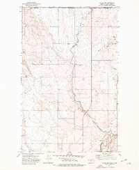 Scobey NW 1973 topographic map thumbnail