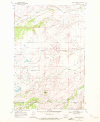 Scoffin Butte 1968 topographic map thumbnail