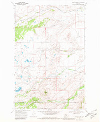 Scoffin Butte 1968 topographic map thumbnail